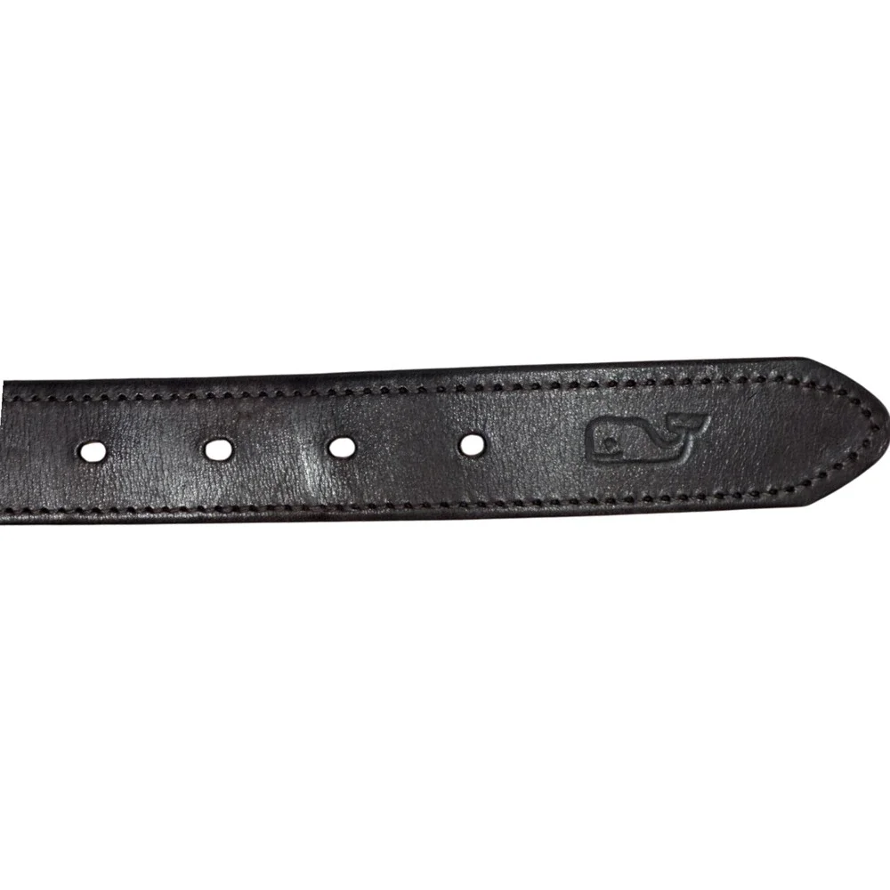 VINEYARD VINES Kentucky Derby Belt Size 30 Unisex Leather Cotton Horses Preppy - Picture 6 of 8